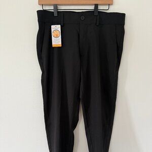 Haggar The Active Series 365 Modern Flex Pant Black 34W x 29L Straight Fit | New